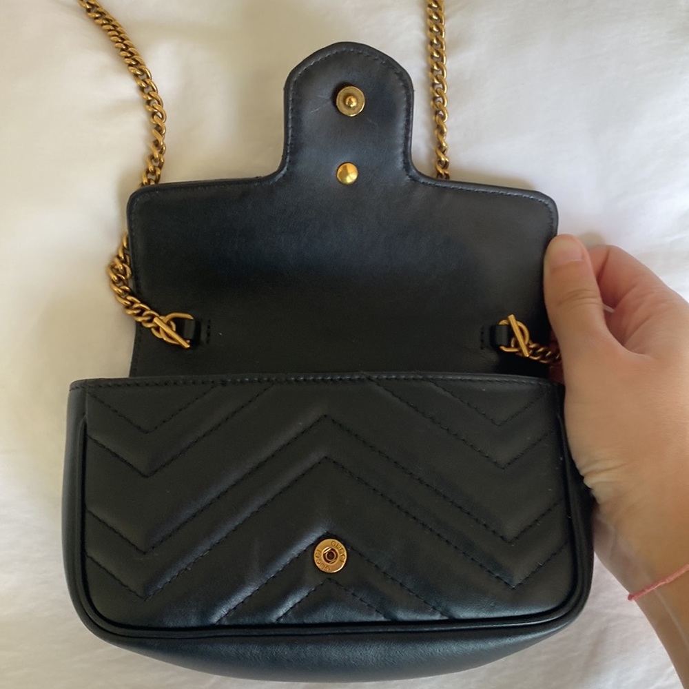 Gucci mini marmont bag in great condition - Picture 2 of 4
